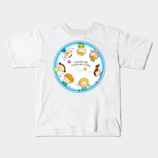 Happy Children all around the world Kids T-Shirt